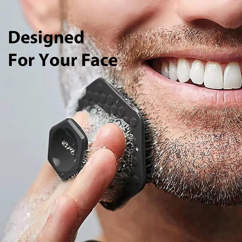 Silicone Facial Cleaning Brush Scrubber Miniature Face Deep Clean Shave Massage for man Face Scrub Brush Face Cleaning Tools Silicone Facial Cleaning Brush Scrubber Miniature Face Deep Clean Shave Massage for man Face Scrub Brush Face Cleaning Tools
