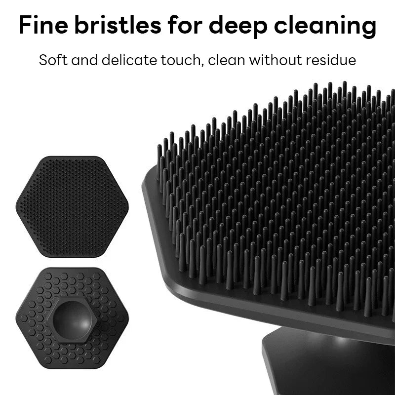 Silicone Facial Cleaning Brush Scrubber Miniature Face Deep Clean Shave Massage for man Face Scrub Brush Face Cleaning Tools Silicone Facial Cleaning Brush Scrubber Miniature Face Deep Clean Shave Massage for man Face Scrub Brush Face Cleaning Tools