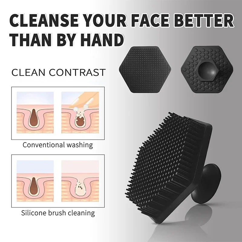 Silicone Facial Cleaning Brush Scrubber Miniature Face Deep Clean Shave Massage for man Face Scrub Brush Face Cleaning Tools Silicone Facial Cleaning Brush Scrubber Miniature Face Deep Clean Shave Massage for man Face Scrub Brush Face Cleaning Tools