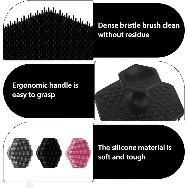 Silicone Facial Cleaning Brush Scrubber Miniature Face Deep Clean Shave Massage for man Face Scrub Brush Face Cleaning Tools Silicone Facial Cleaning Brush Scrubber Miniature Face Deep Clean Shave Massage for man Face Scrub Brush Face Cleaning Tools