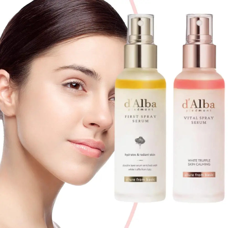 D'Alba White Truffle Aromatic Spray Serum Initial Mist Face Moisturizer SPF50+ Sunscreen PA++++ Sun Protection Cream Skin Care
