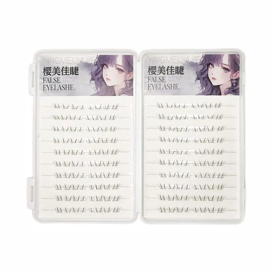 New Large Capacity Individual False Eyelashes Glue-free Natural New Chinese-style Lower Eyelashes Lash Extensions Eye DIY Makeup