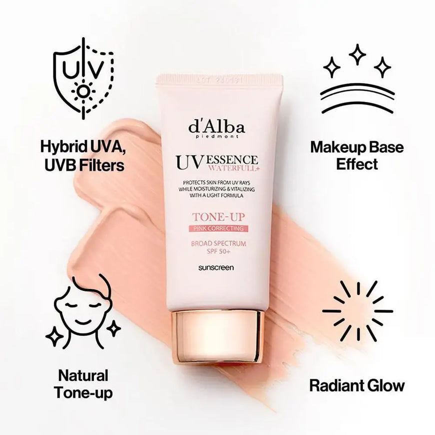D'Alba White Truffle Aromatic Spray Serum Initial Mist Face Moisturizer SPF50+ Sunscreen PA++++ Sun Protection Cream Skin Care