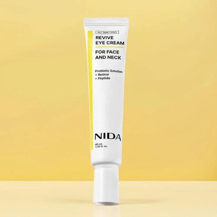 NIDA Retinol Revitalizing Eye Cream Nourishes Moisturizes Brightens Firms Reduces Fine Lines Peptide Complex Anti-wrinkle Cream