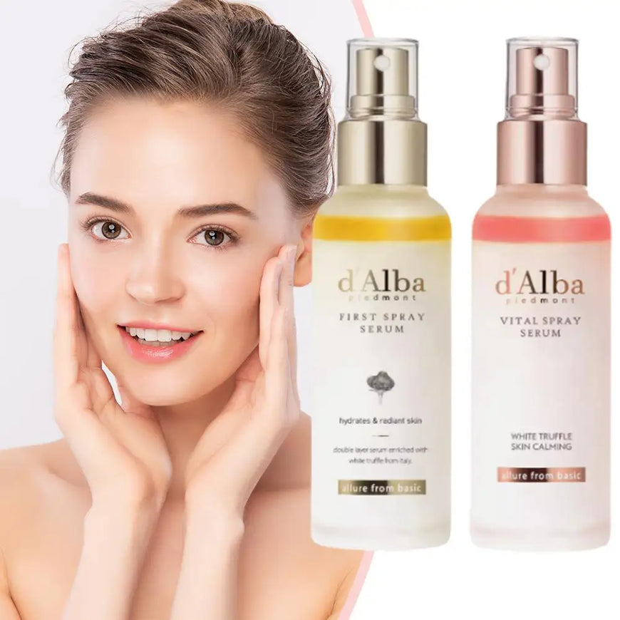 D'Alba White Truffle Aromatic Spray Serum PA++++ Sun Protection Cream SPF50+ Sunscreen Initial Mist Face Moisturizer Skin Care