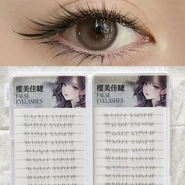 New Large Capacity Individual False Eyelashes Glue-free Natural New Chinese-style Lower Eyelashes Lash Extensions Eye DIY Makeup