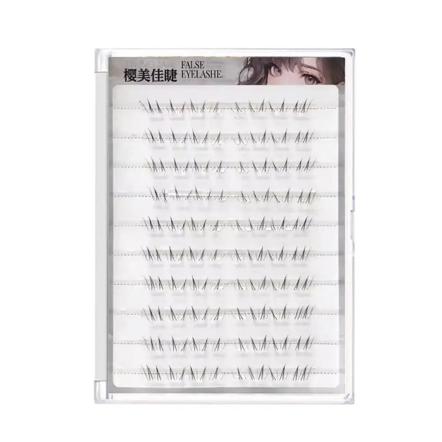 New Large Capacity Individual False Eyelashes Glue-free Natural New Chinese-style Lower Eyelashes Lash Extensions Eye DIY Makeup