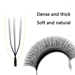 MARIA Sasha U Shape Double U3D Eyelashes Extension Natural Soft DIY Premade Fan 6D W False Eyelashes