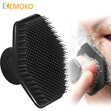 Silicone Facial Cleaning Brush Scrubber Miniature Face Deep Clean Shave Massage for man Face Scrub Brush Face Cleaning Tools