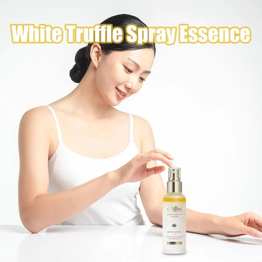 D'Alba White Truffle Aromatic Spray Serum Initial Mist Face Moisturizer SPF50+ Sunscreen PA++++ Sun Protection Cream Skin Care