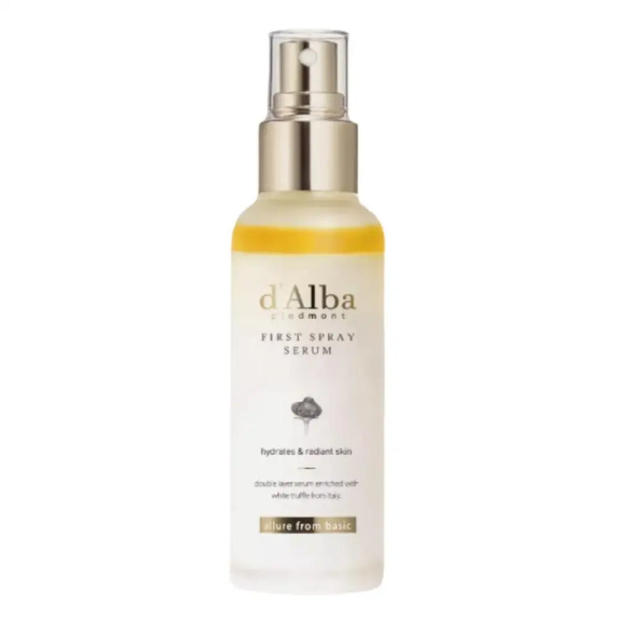 D'Alba White Truffle Aromatic Spray Serum Initial Mist Face Moisturizer SPF50+ Sunscreen PA++++ Sun Protection Cream Skin Care
