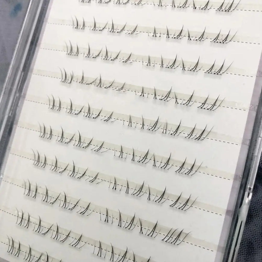 New Large Capacity Individual False Eyelashes Glue-free Natural New Chinese-style Lower Eyelashes Lash Extensions Eye DIY Makeup