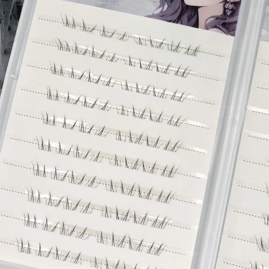 New Large Capacity Individual False Eyelashes Glue-free Natural New Chinese-style Lower Eyelashes Lash Extensions Eye DIY Makeup
