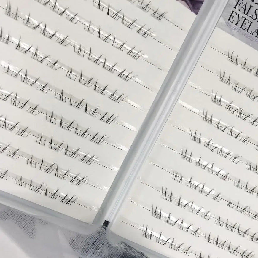 New Large Capacity Individual False Eyelashes Glue-free Natural New Chinese-style Lower Eyelashes Lash Extensions Eye DIY Makeup